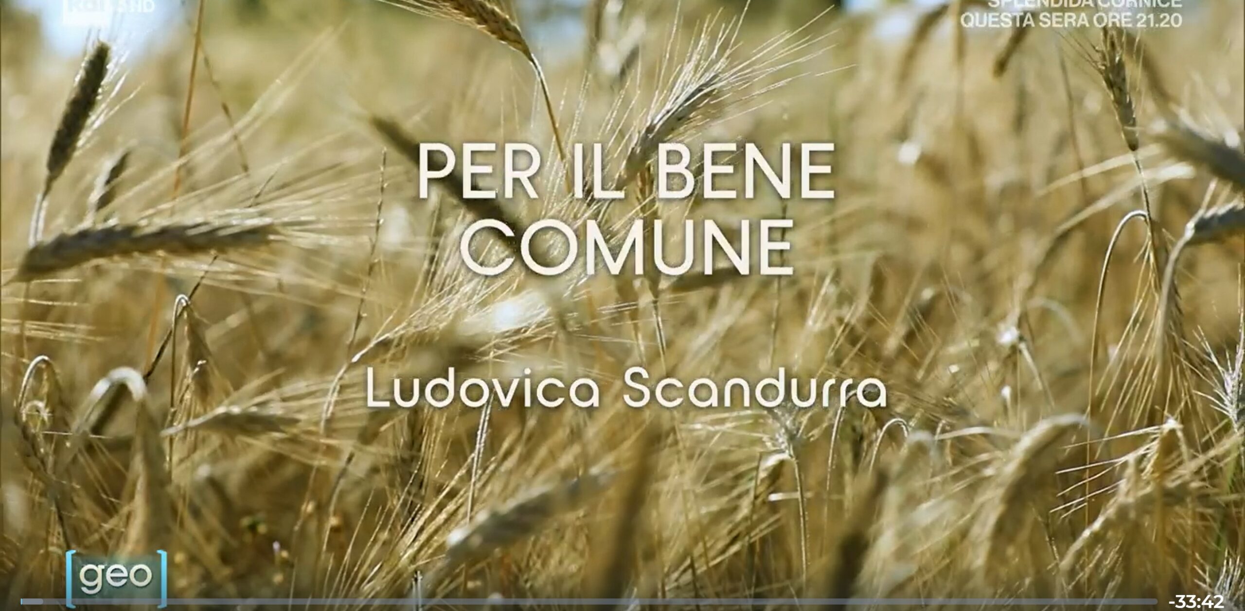 Per il bene comune — Geo, Rai 3